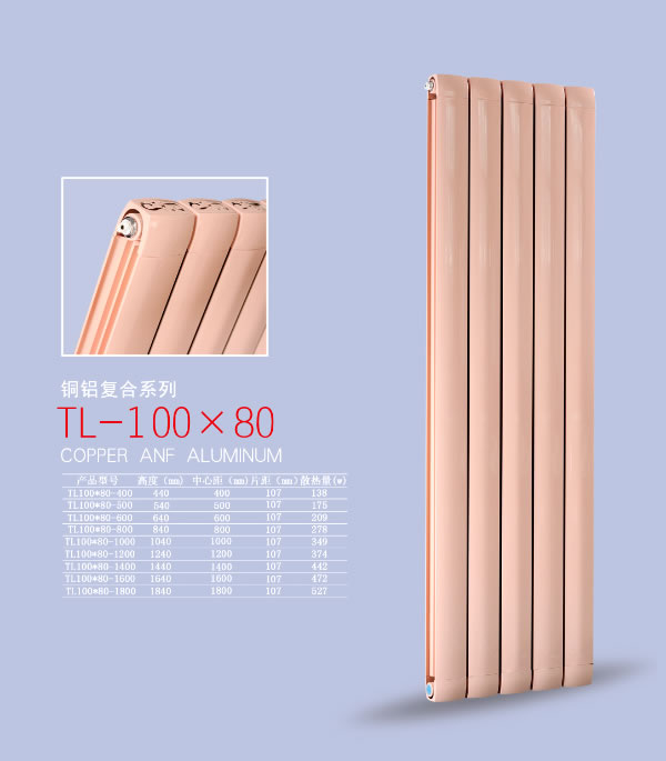 TL-100&80?銅鋁復(fù)合散熱器